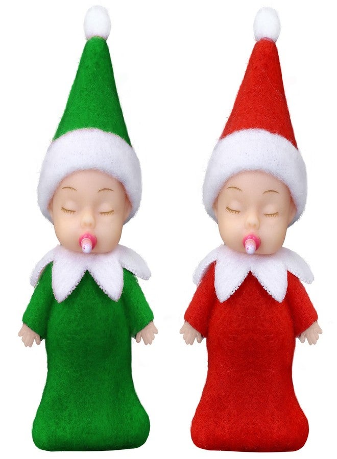 Voiiake Christmas Tiny Elf Doll Baby Miniature Elf Decoration Boy and Girl Xmas Family Kids for Christmas Decorations Doll Ornament Stocking Stuffers - Image 1